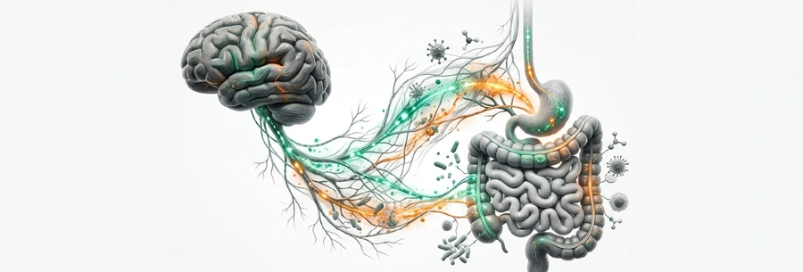 Micrografía que muestra microvellosidades intestinales dañadas y traslocación de sustancias